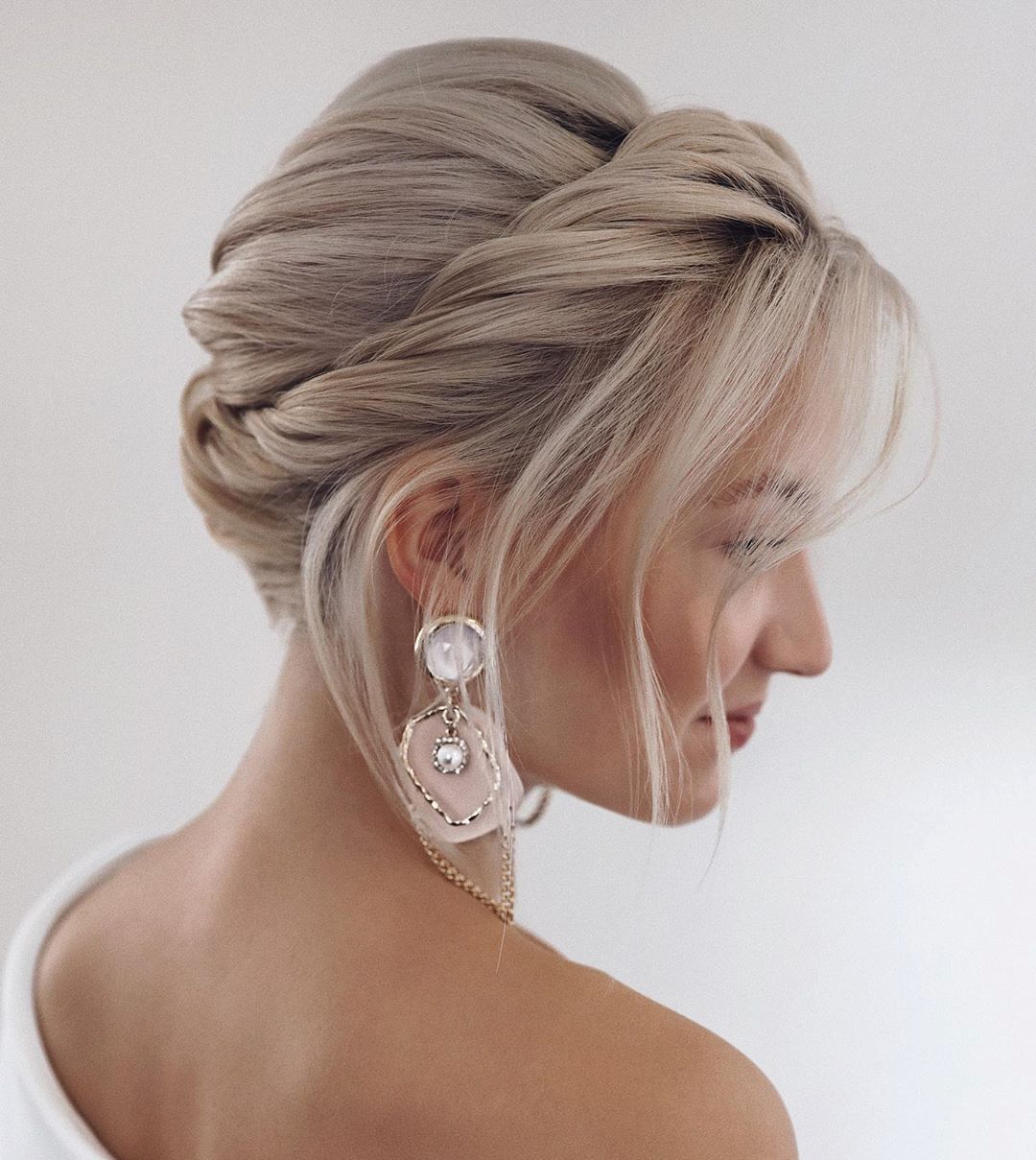 Intricate Braids on Ash Blonde Bob Intricate Braids on Ash Blonde Bob — Updos for Short Hair