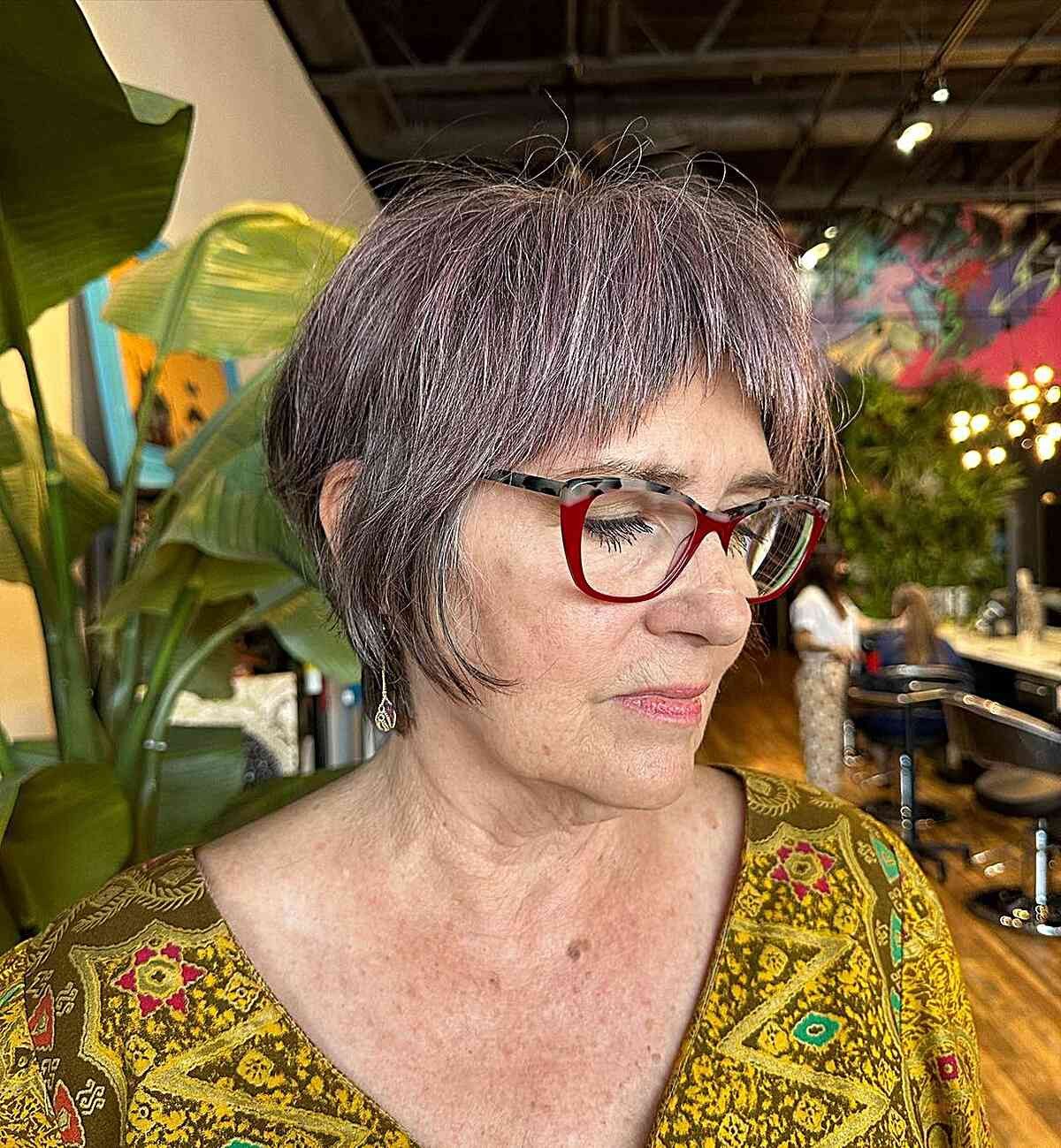 50 Edgy Hairstyles for Women Over 70 with Sass