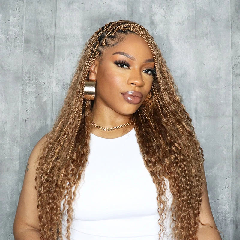 Honey Blonde Crochet Box Braids — Blonde Braids