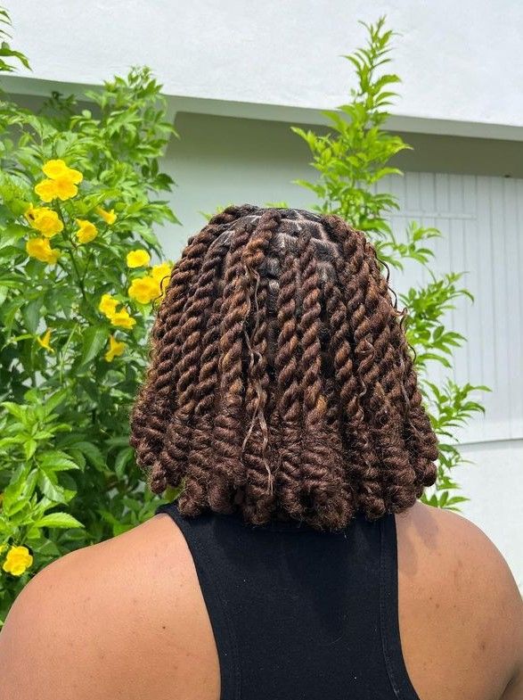 Dark Brown Visual Idea — Loc Bob