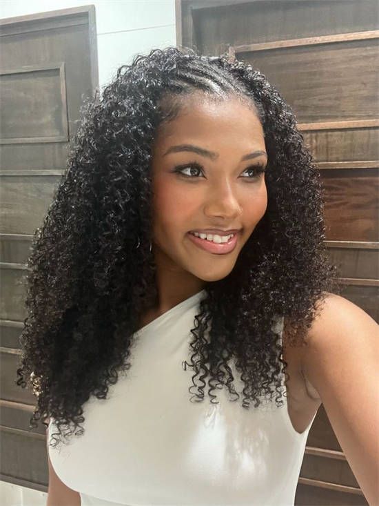 Braided Accents on Curls — Cruise Hairstyles