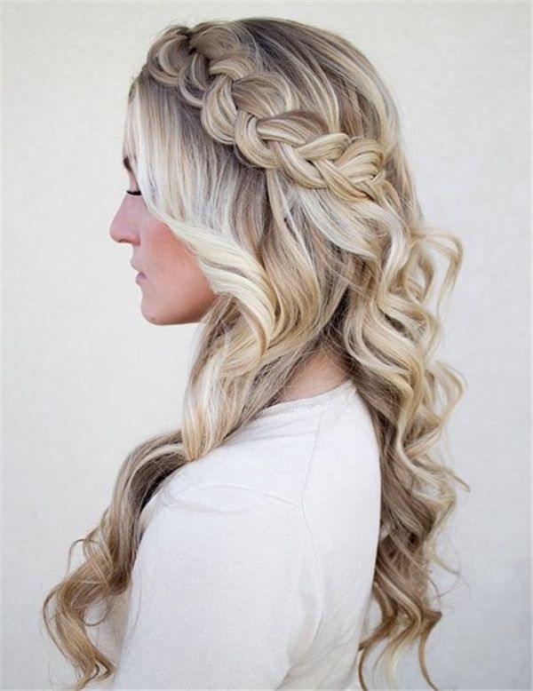 Long Layers Visual Idea — Wedding Hair Down