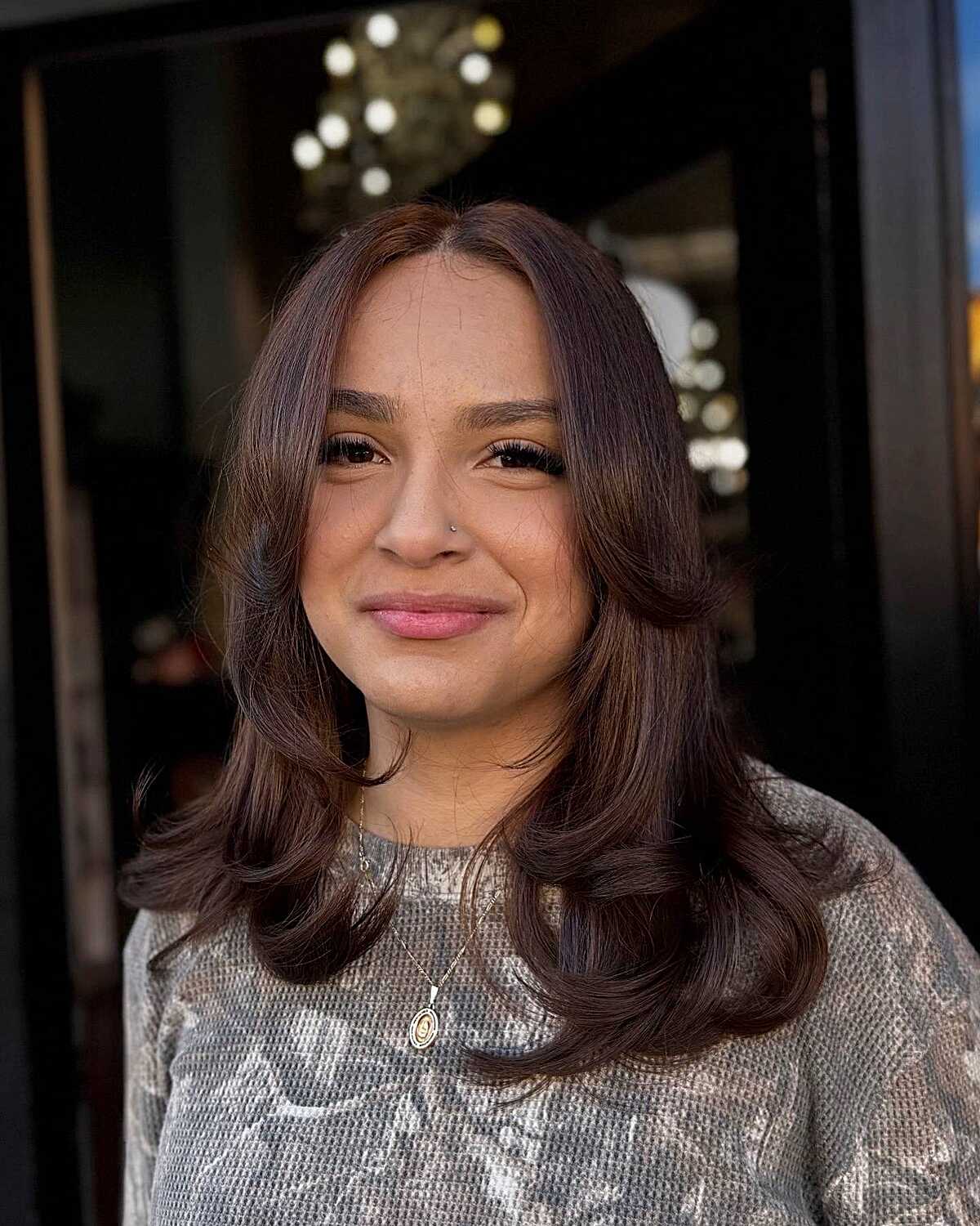 Polished Shoulder-Length Layers — Blowout Hairstyles
