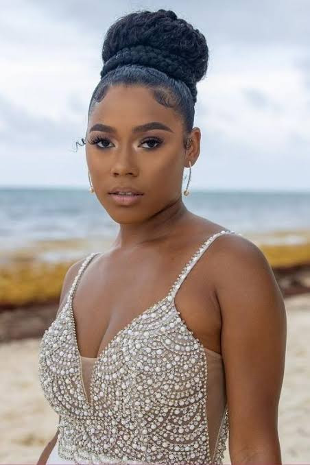 High Braided Bun With Slicked Back Sides — Natural Hair Bun