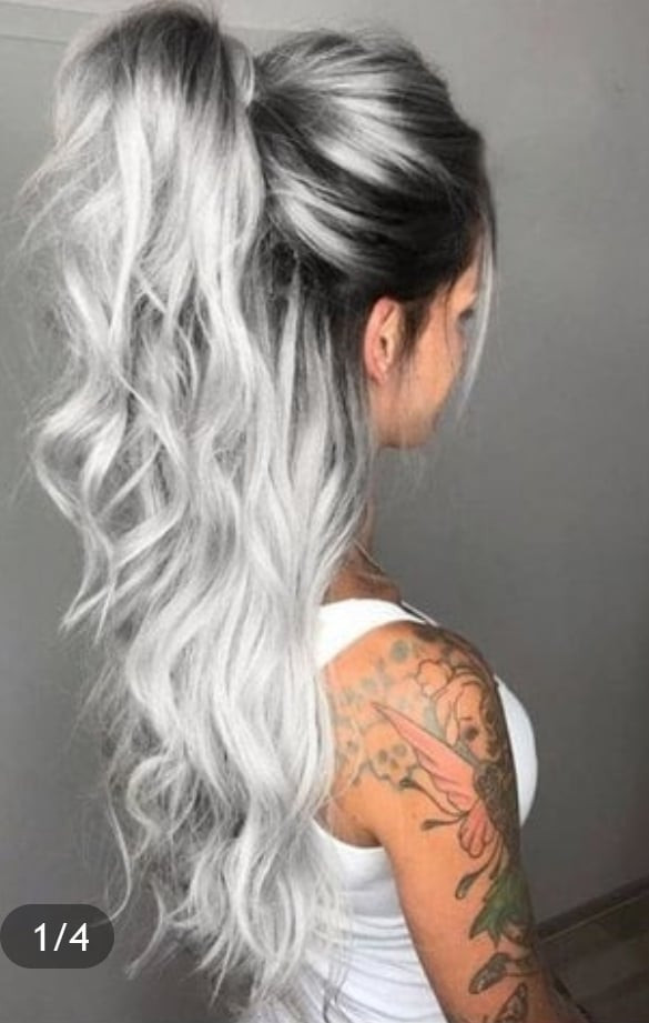 Fine Ash Blonde Bob With Side Bangs Fine Ash Blonde Bob With Side Bangs — Blonde Hair with Dark Roots