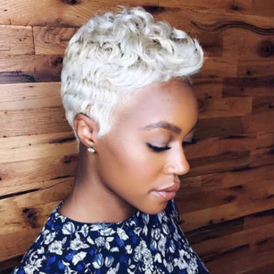 Voluminous Pixie With Swept Bangs Voluminous Pixie With Swept Bangs — Haircuts for Square Faces