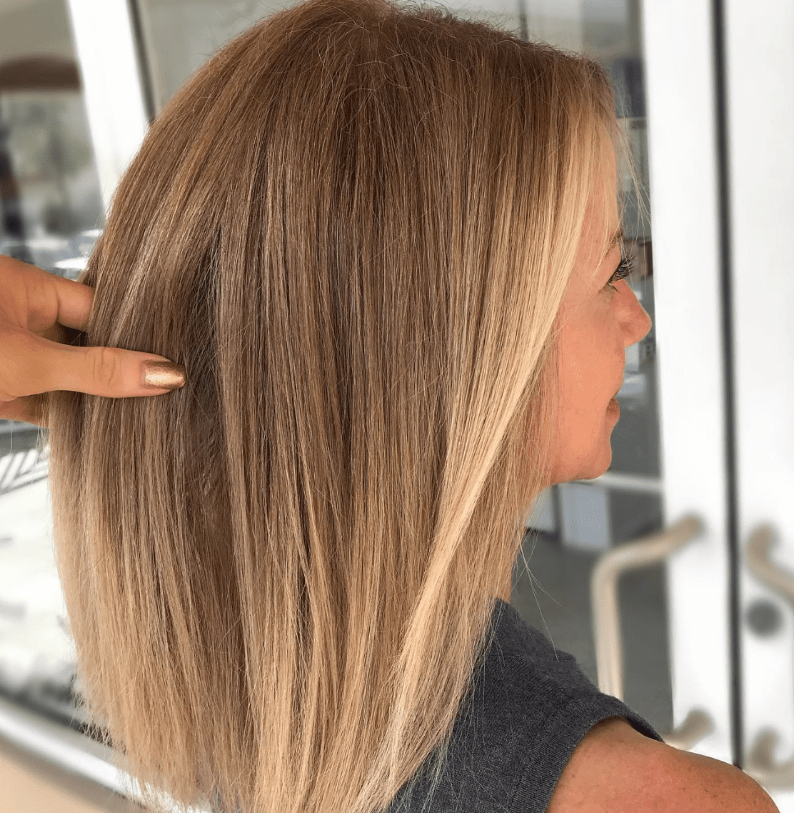 Blunt Shoulder Length Cut — Shoulder Length Hairstyles