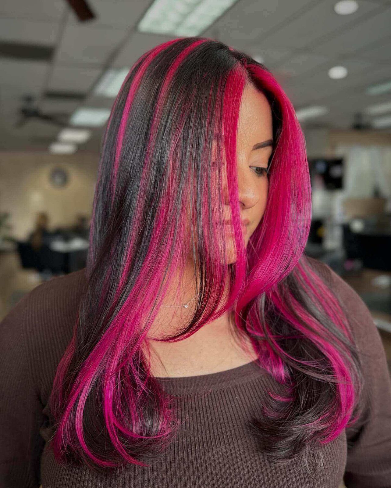 Shoulder Length Visual Idea Shoulder Length Visual Idea — Chunky Highlights