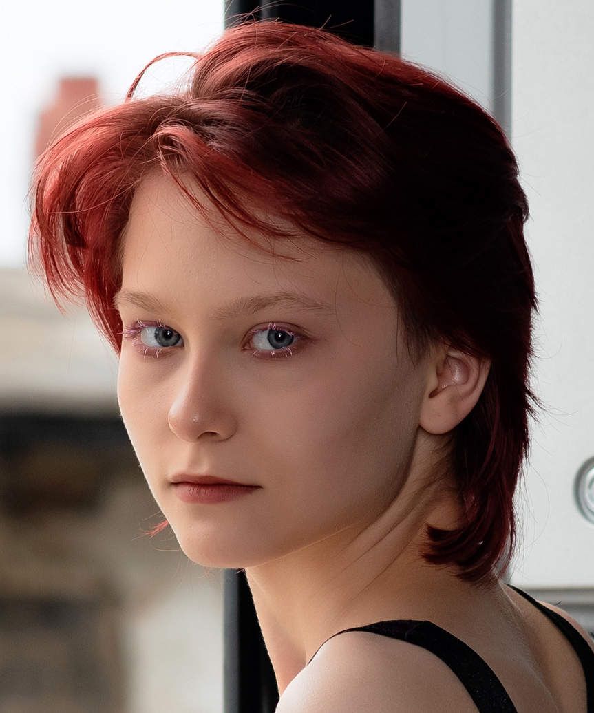 Dark Red Mullet with Piecey Layers — Mullet Haircuts for Women