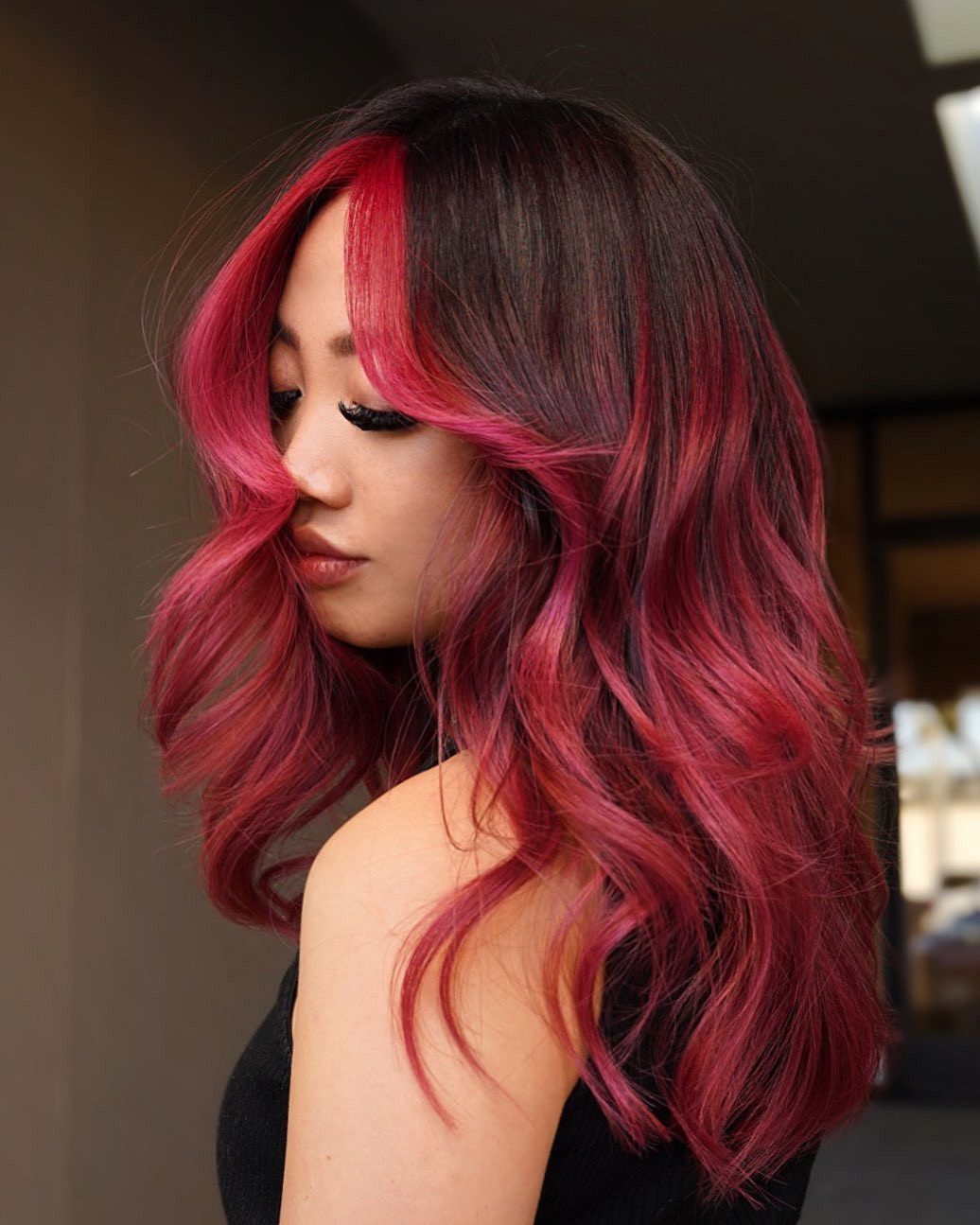 Visual Idea — Dark Red Hair