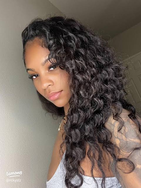 Dark Brown Waves with Side Bangs Dark Brown Waves with Side Bangs — Quick Weave Hairstyles