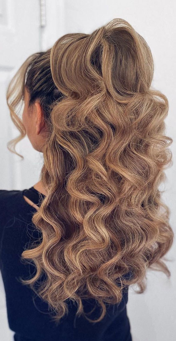 Honey Blonde With Lighter Highlights Visual Idea Honey Blonde With Lighter Highlights Visual Idea — Prom Hairstyles for Curly Hair