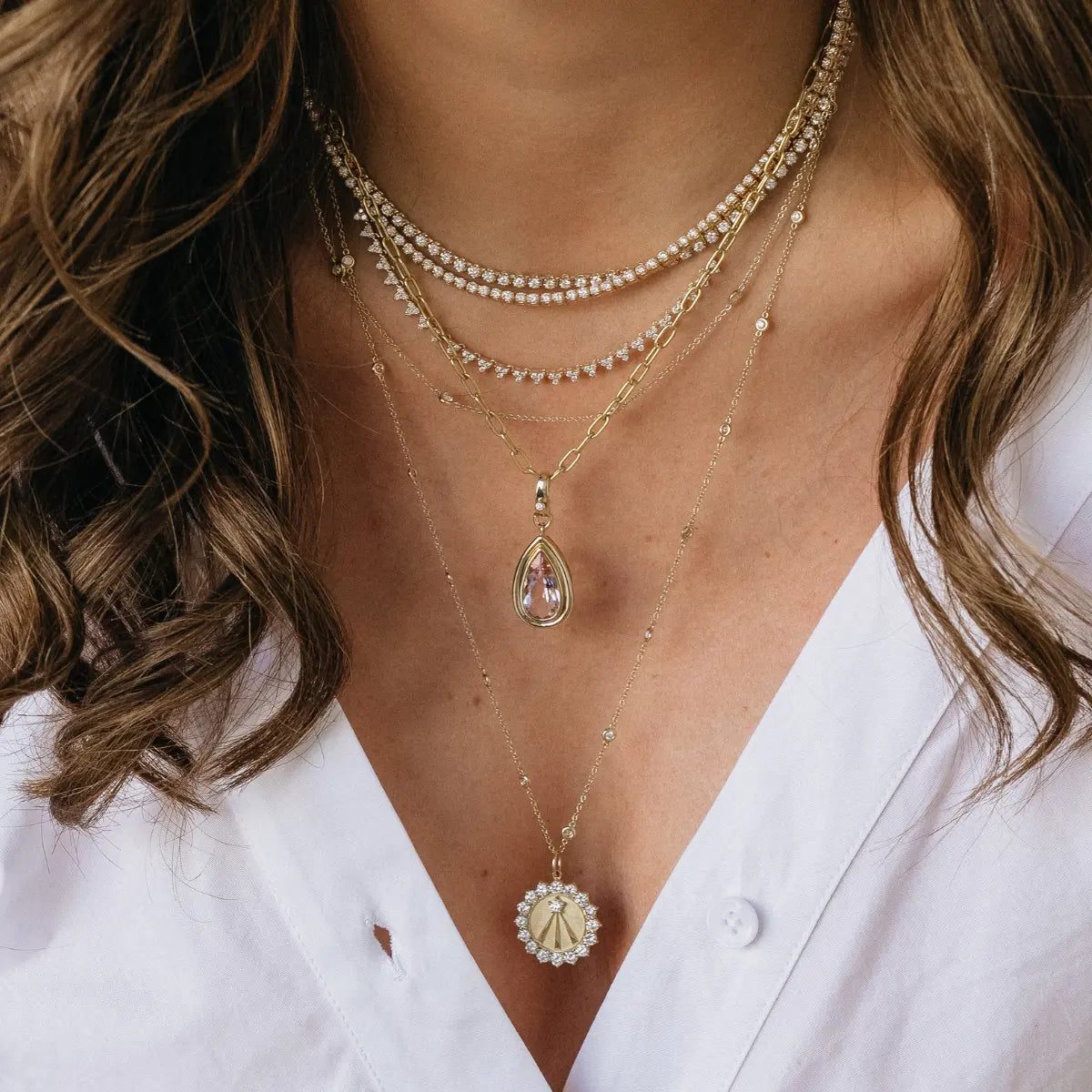 Outfit Idea Outfit Idea — Layered Necklaces