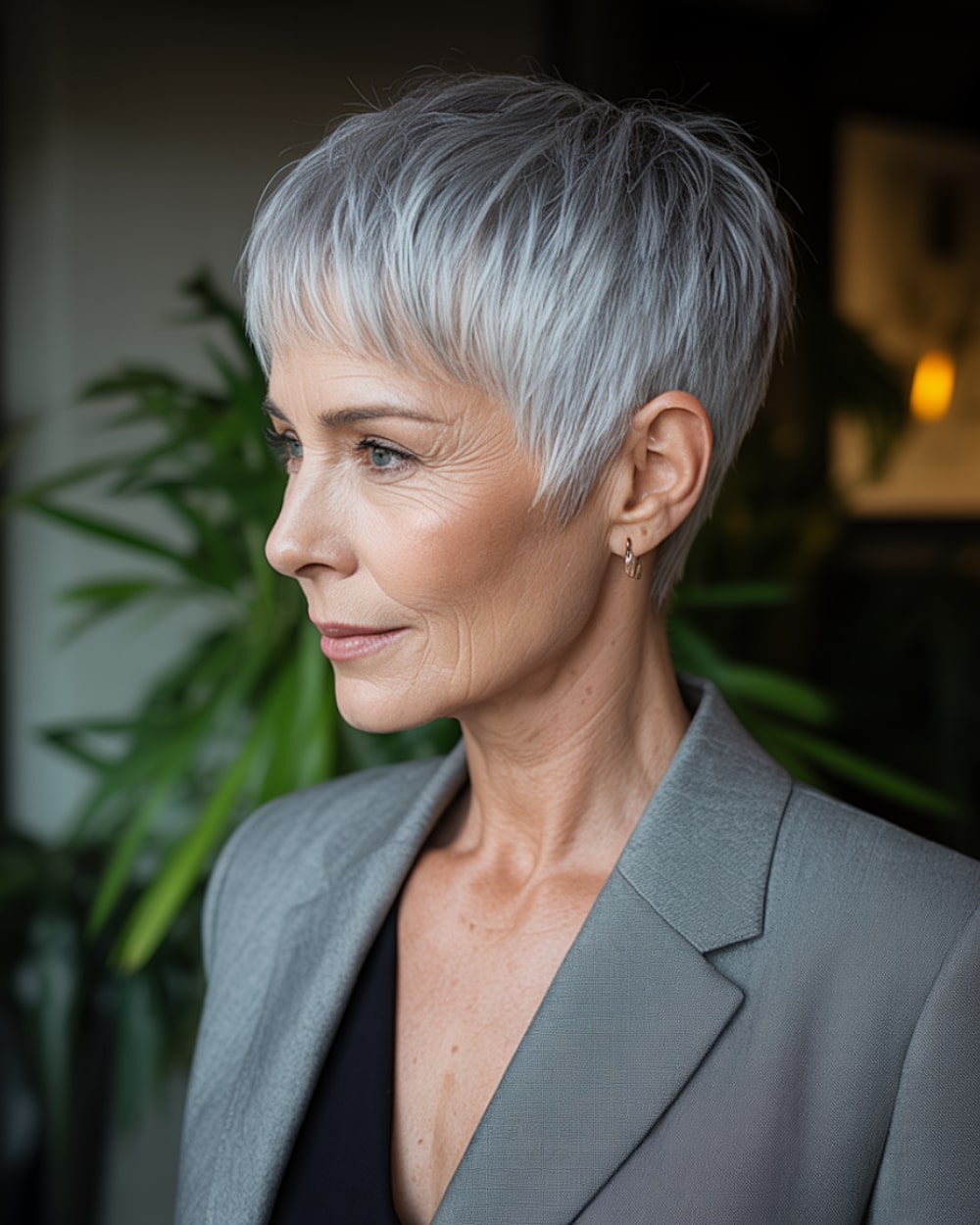 50 Volumizing Short Haircuts for Women Over 60 with Fine Hair