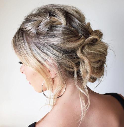 Romantic Braided Updo Romantic Braided Updo — Easy Updos