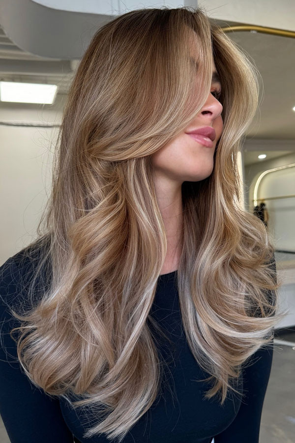 Collarbone Dark Blonde with Golden Tones Collarbone Dark Blonde with Golden Tones