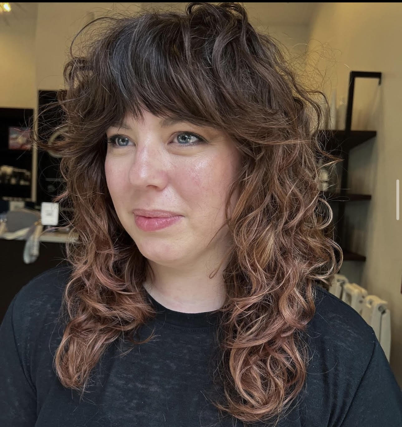 Textured Shag With Pink Highlights — 3B Hairstyles