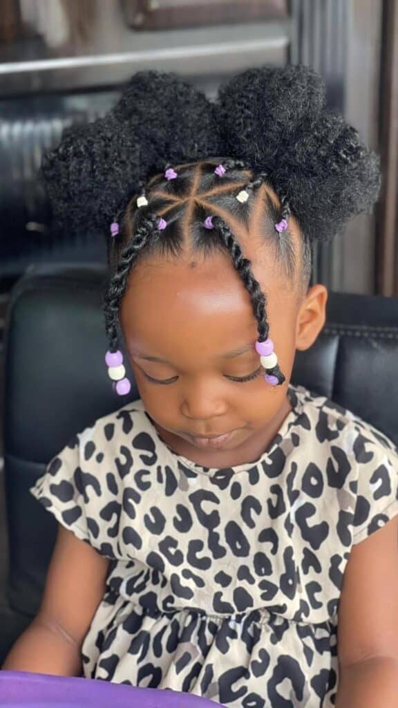 40 Cute & Easy Kids Natural Hairstyles For 2026 - Black Beauty Bombshells