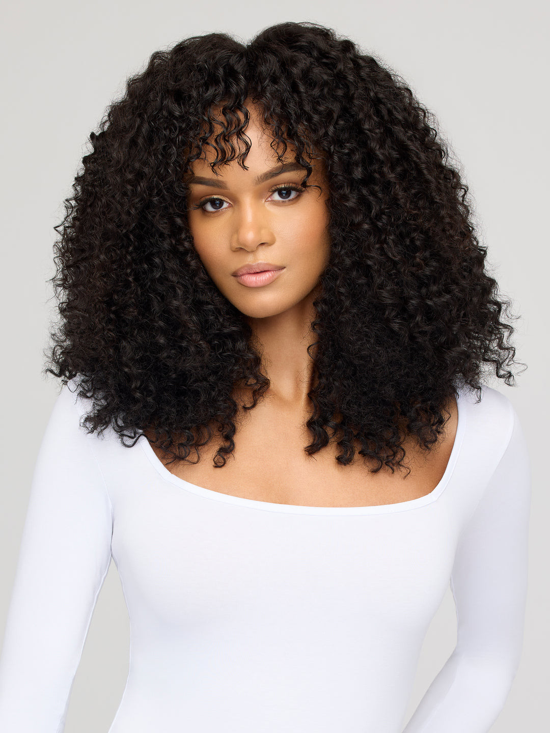 Shoulder-Length Visual Idea — Soft Black Hair