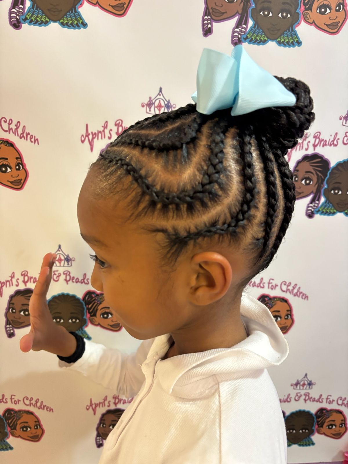 Crown Bun With Geometric Braids — Dance Recital Hairstyles