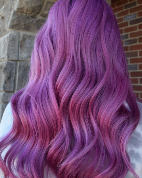 Dramatic Lilac to Pink Gradient — Lilac Hair
