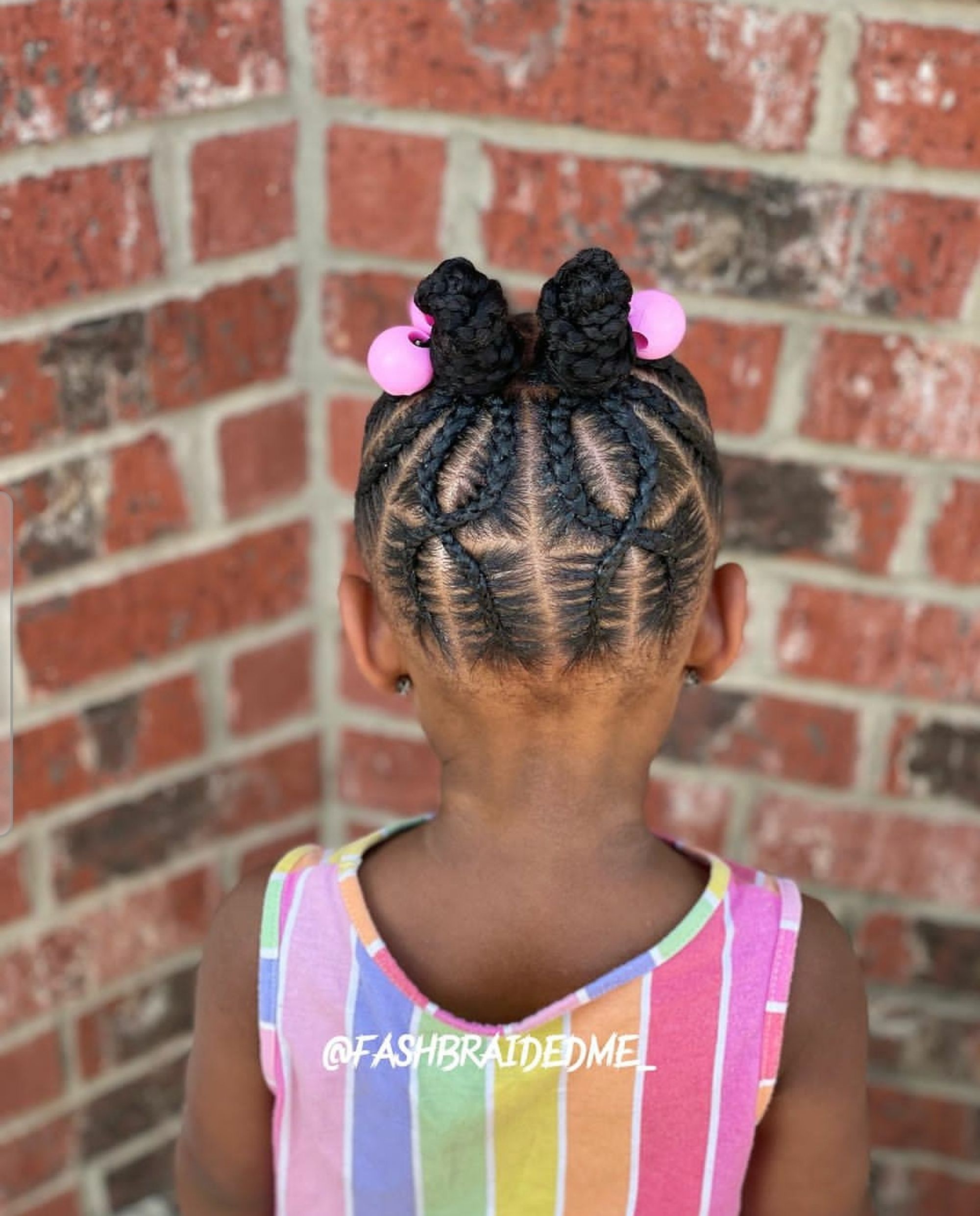 Intricate Braided Pigtails with Decorative Beads — Kids Braids