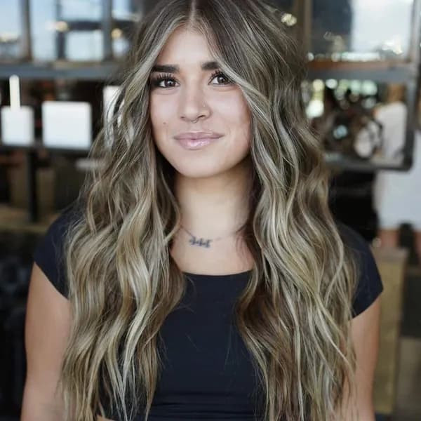 Shoulder Ash Blonde With Platinum Highlights Shoulder Ash Blonde With Platinum Highlights