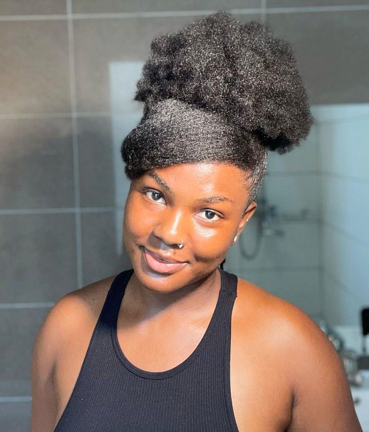 Voluminous Puff Close-Up — High Puff