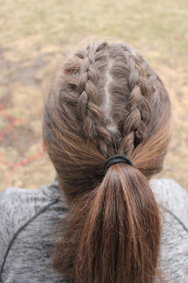 Braided Front Low Ponytail Braided Front Low Ponytail — Tennis Hairstyles