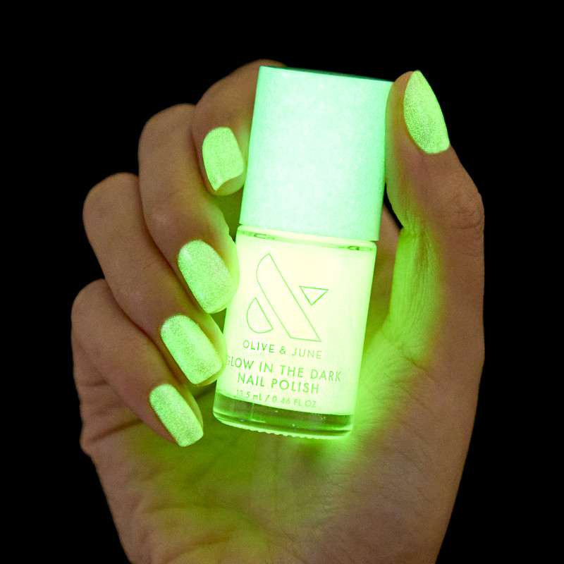 Neon Yellow Glow Square Neon Yellow Glow Square — Glow in the Dark Nails