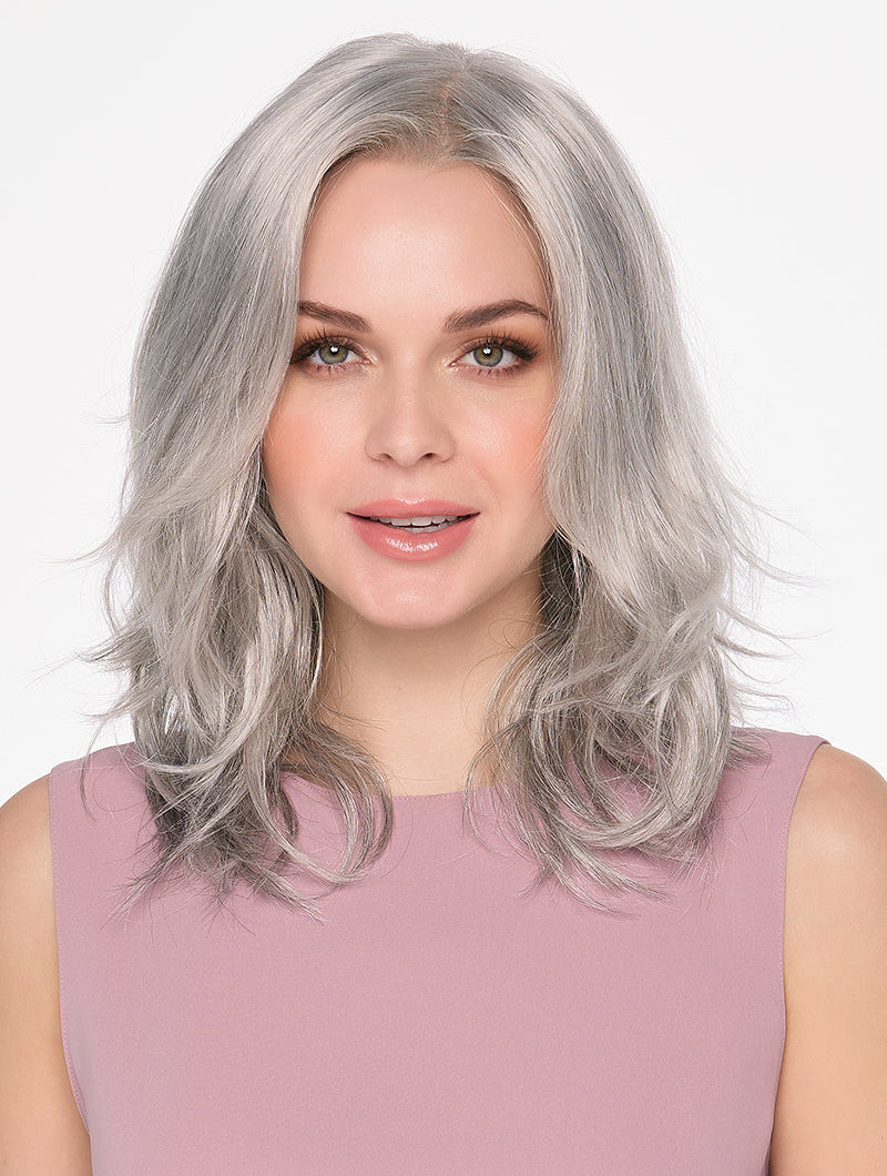 Collarbone Waves With Side Swept Bangs Collarbone Waves With Side Swept Bangs — Lace Front Wig Styles