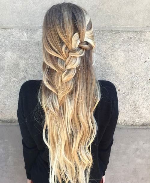 Long Visual Idea Long Visual Idea — Half Up Half Down Long Hair