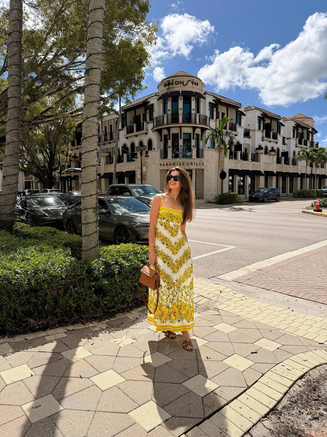 Yellow Floral Maxi Dress for Sunny City Streets Yellow Floral Maxi Dress for Sunny City Streets — Florida Outfits
