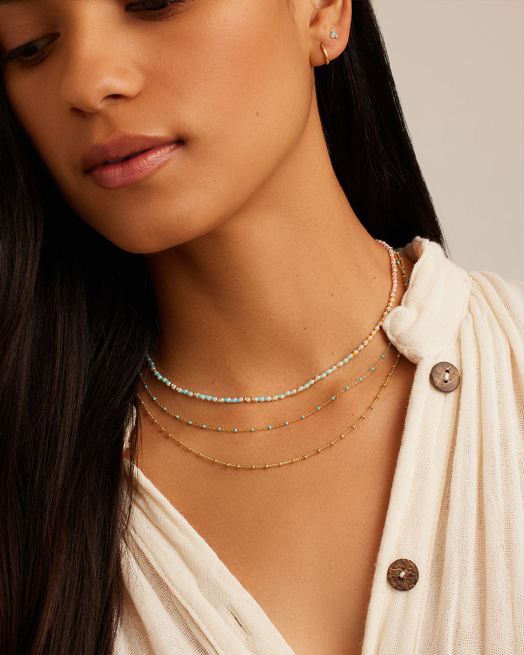 Multi-Textured Layered Necklaces for Bohemian Flair — Dainty Gold Necklaces