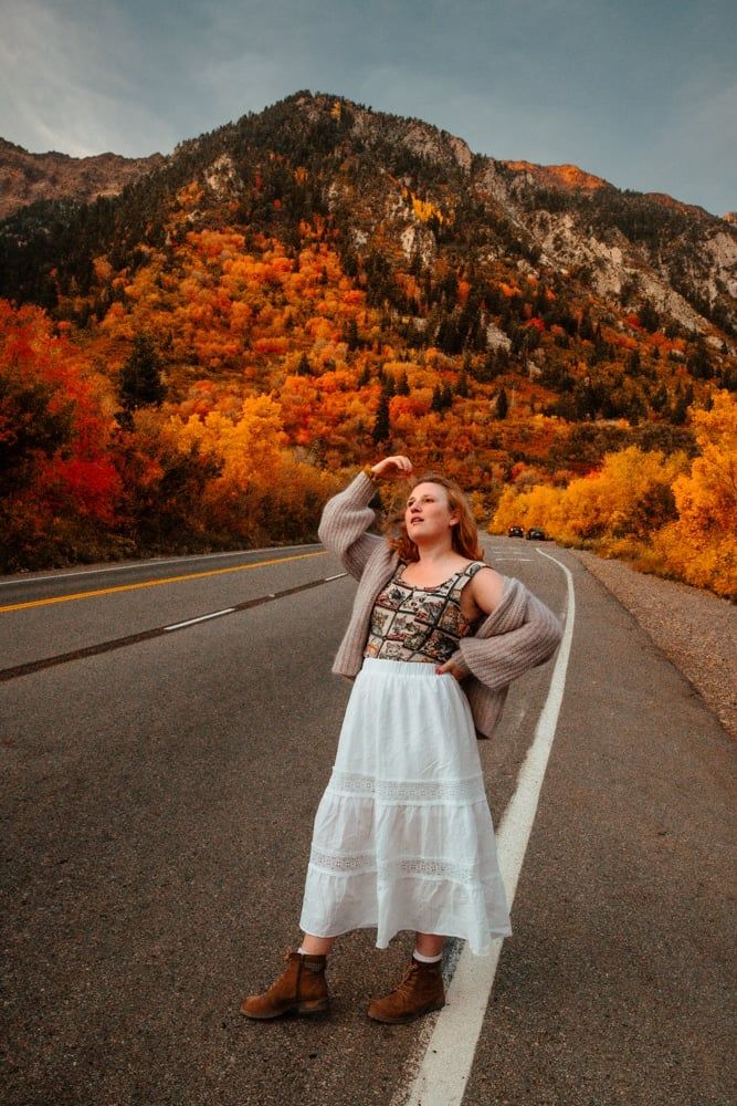 Cozy Travel Style: Cardigan and Tiered Skirt Cozy Travel Style: Cardigan and Tiered Skirt — Utah Outfits