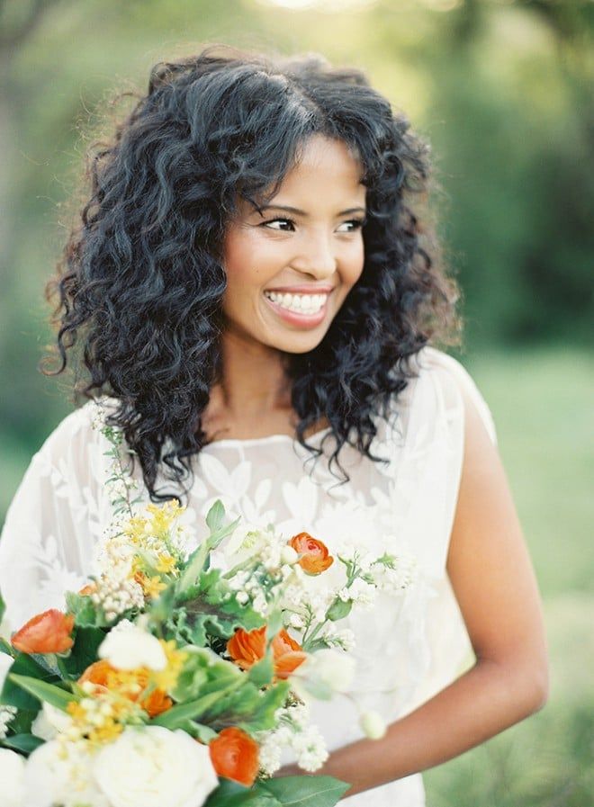 Effortless Natural Black Curls Effortless Natural Black Curls — Wedding Hairstyles for Curly Hair