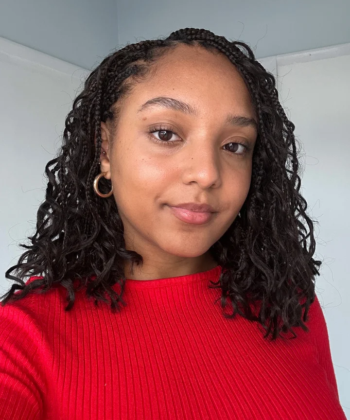 Braided Bob with Curly Blonde Highlights — Goddess Braids