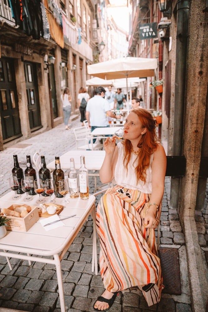 Colorful Striped Maxi Skirt with White Sleeveless Top — Lisbon Outfits