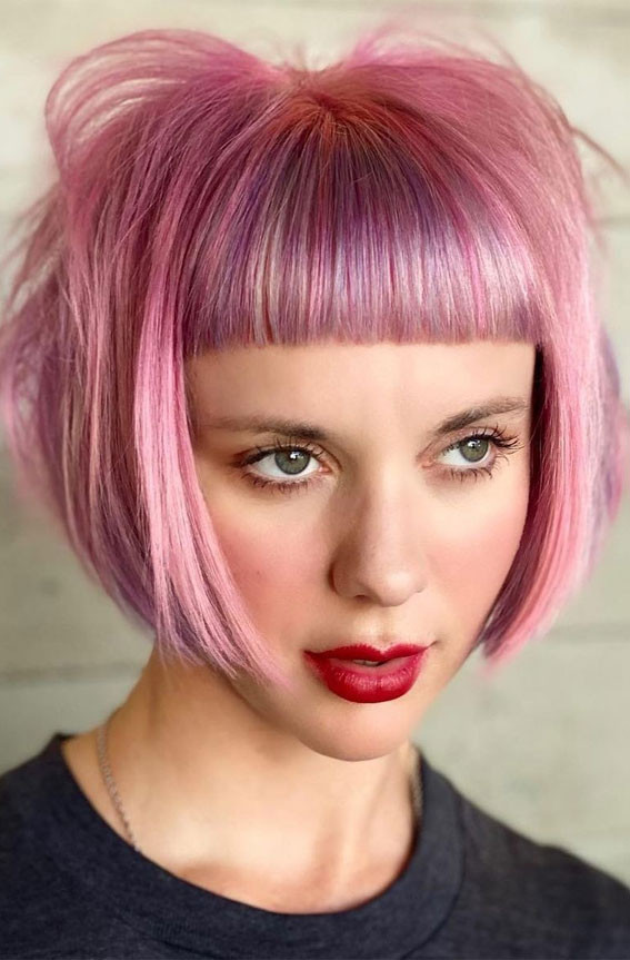 Pink and Purple Ear Bob Pink and Purple Ear Bob — Light Pink Hair