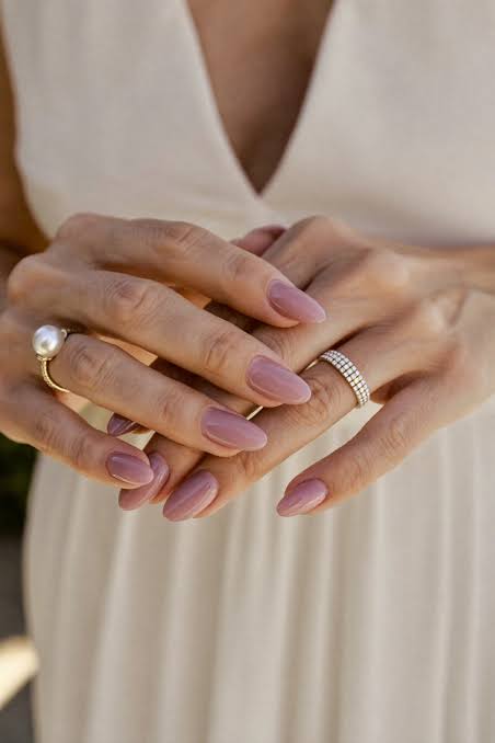 Sophisticated Dusty Rose Almond Nails Sophisticated Dusty Rose Almond Nails — Mom Nails