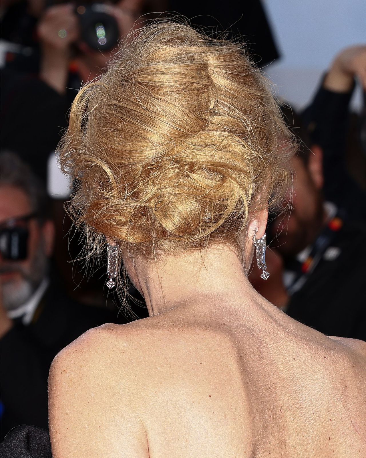 Textured Low Updo With Braids Textured Low Updo With Braids — Hairstyles for Servers