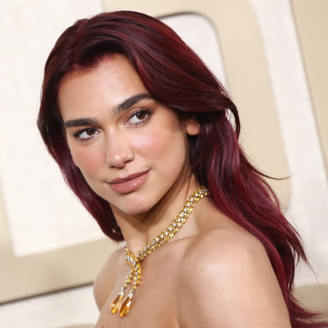 Air Dried Deep Cherry Red — Cherry Red Hair