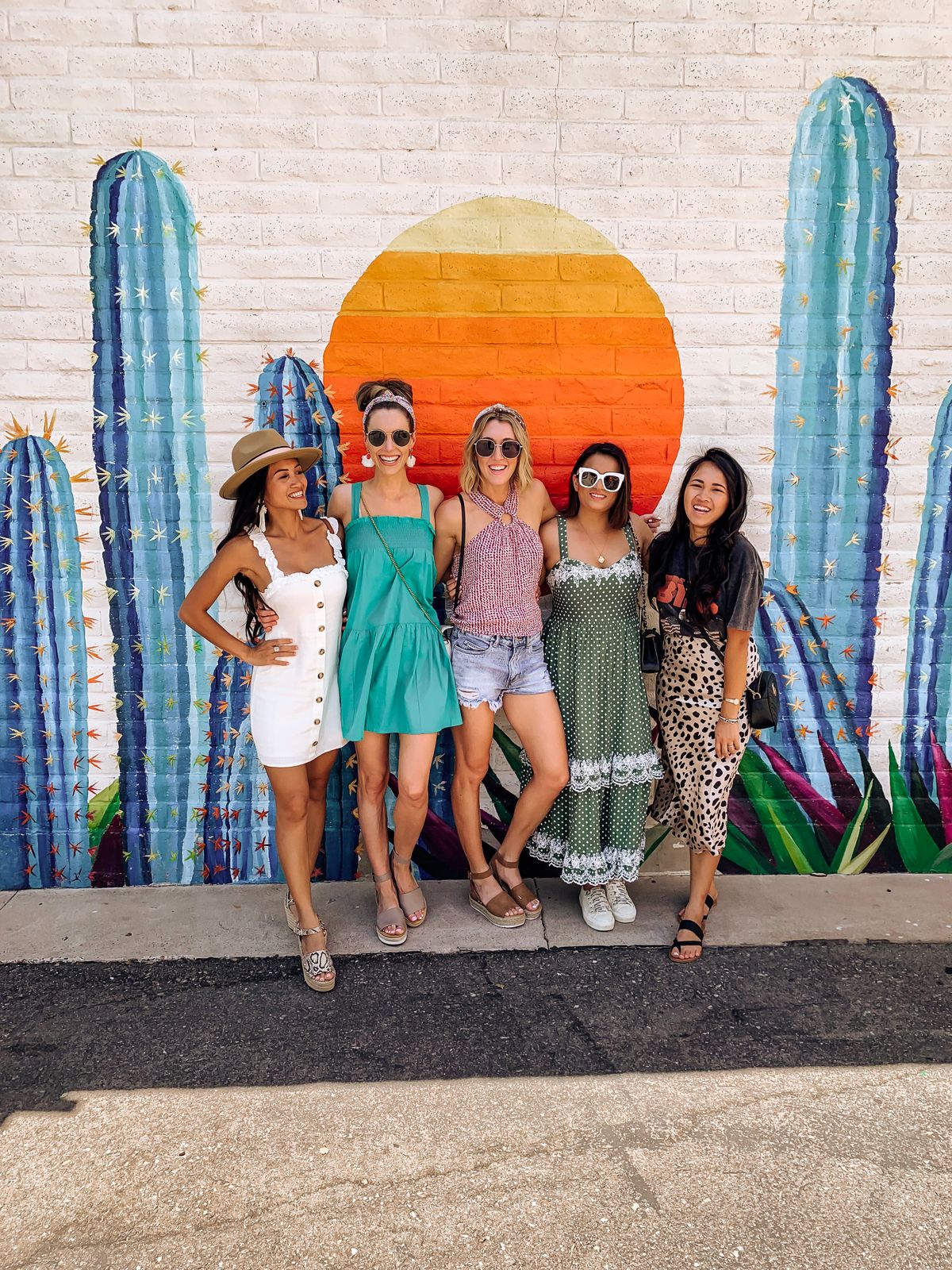 White Button-Up Dress with Espadrille Wedges — Scottsdale Outfits