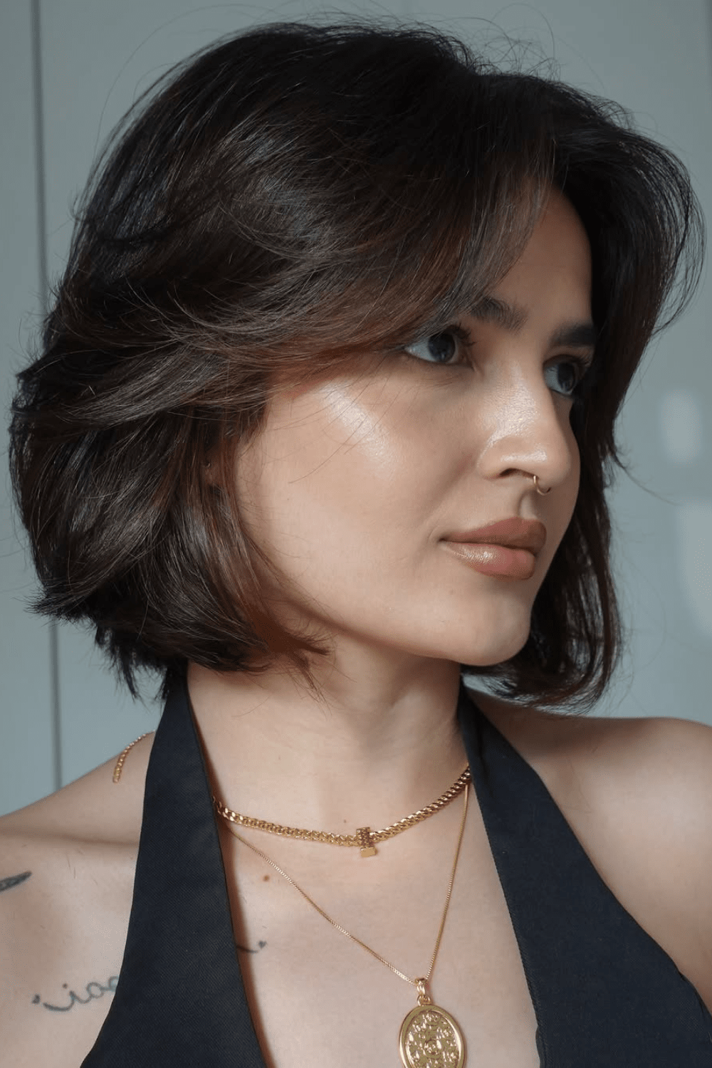Dark Brown Bob With Volume — Hairstyles for Short Hair
