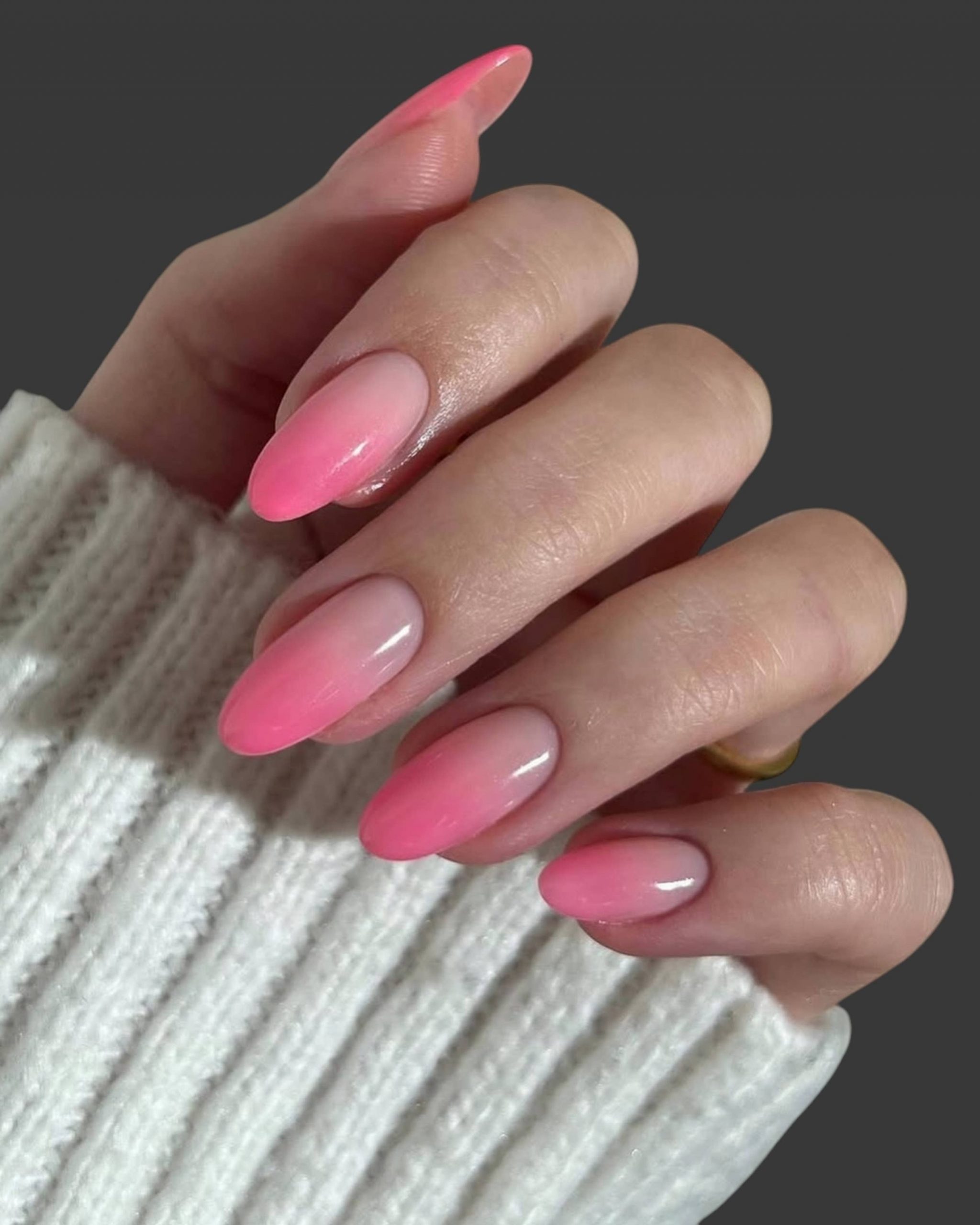 Dazzling Hot Pink Glitter Square Nails — Hot Pink Nails