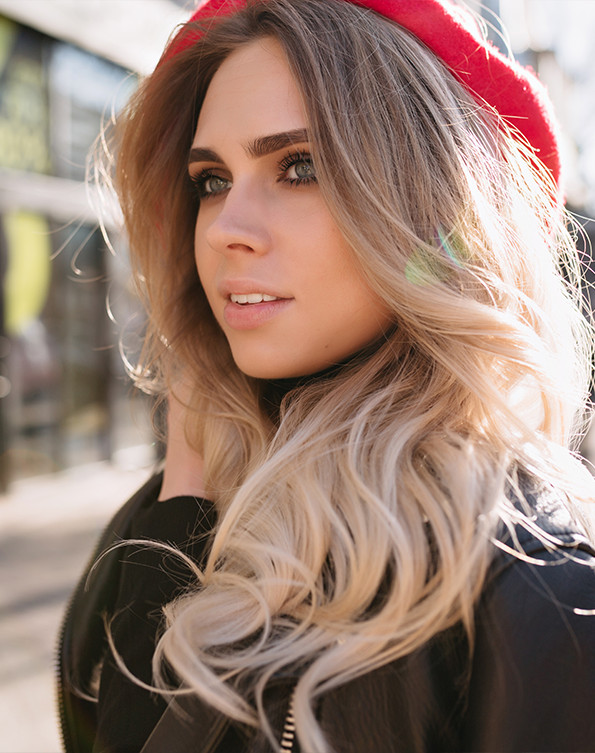 Light Blonde With Brighter Blonde Streaks — Partial Highlights
