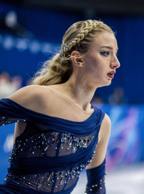 Braided Crown Low Ponytail Braided Crown Low Ponytail — Figure Skating Hairstyles