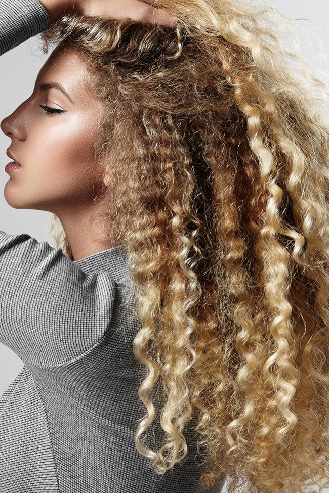 Wavy Thick Visual Idea — Balayage Curly Hair