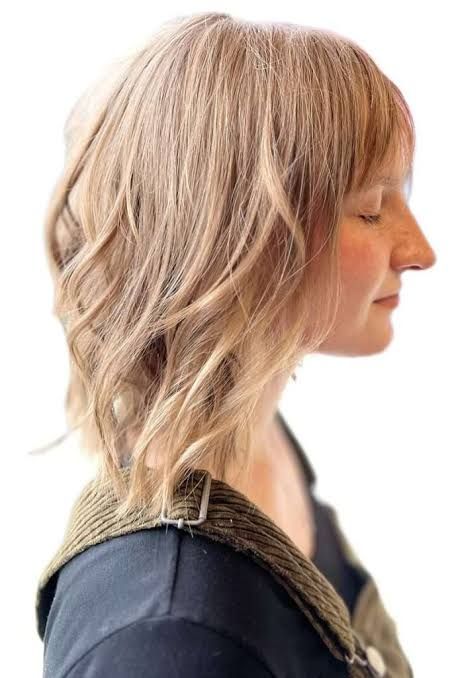 Soft Ash Blonde Wolf Cut — Wolf Cut Medium Hair