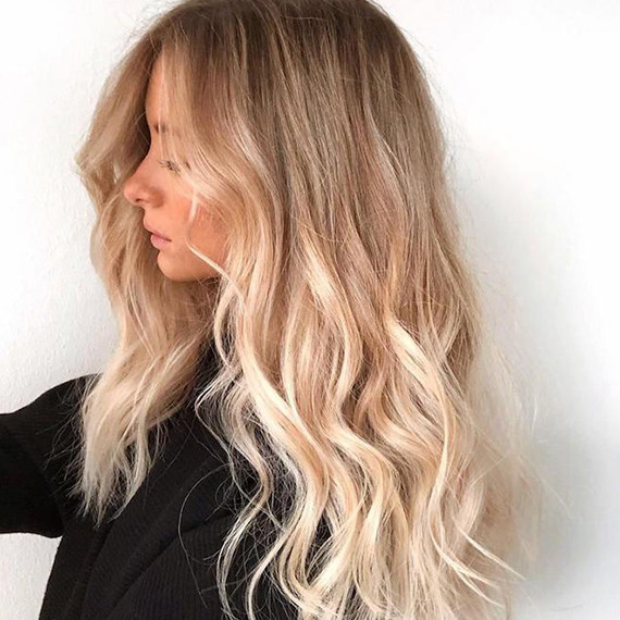 Mid-Back Visual Idea — Blonde Hair Colors